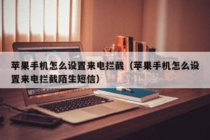 苹果手机怎么设置来电拦截（苹果手机怎么设置来电拦截陌生短信）