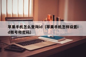 苹果手机怎么查询id（苹果手机怎样设置id账号和密码）