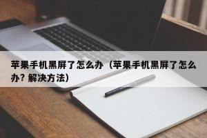 苹果手机黑屏了怎么办（苹果手机黑屏了怎么办? 解决方法）